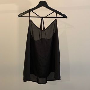A&F chiffon tank top
